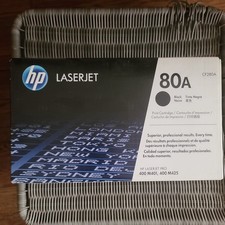 HP 80A CF280A Black Toner Cartridge LaserJet Pro 400 M401a M425dn NEW Open Box