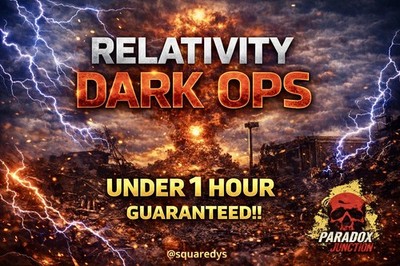 RELATIVITY  BLACK OPS 7 ZOMBIES DARK OPS RARE CALLING CARD CARRY  TOP 1% SPIELER