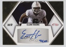2023 SAGE Low Series Auto Gold 93/100 Elijah Higgins #A-EH Auto 0y5l