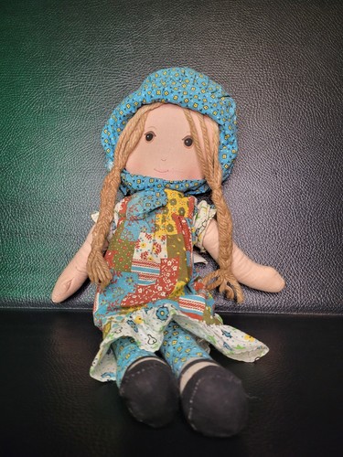 Muñeca de trapo Knickerbocker Holly Hobbie vintage años 70 15” INCREÍBLE FORMA #3 - Imagen 2 de 11