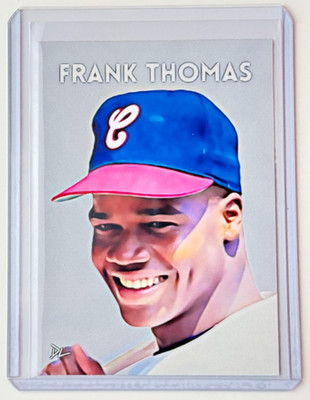 Frank Thomas Limited Edition Artist Signed ''Chicago White Sox'' Trading Card 2/10