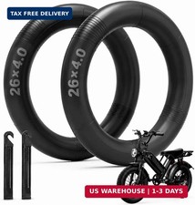 Bike Inner Tube 26x4.0 Bike Tube Fat Tire Tube 2 Pack Electric Bike Tire Tube H