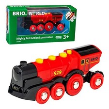 World 33592 Mighty Red Action  Battery Operated Toy Train With Locomotive