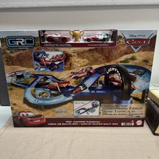 Disney Pixar Cars 2024 GRC Jumping Raceway Playset Global Racers Cup 1:55 Mattel