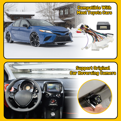 Radio Stereo Car Wire Harness Cable Adapter For Toyota Support JBL AMP w/ Canbus - Picture 8 of 19