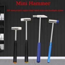Mini Hammer Reparaturwerkzeug Gummi Metall Handwerkzeug Schmuck Uhr