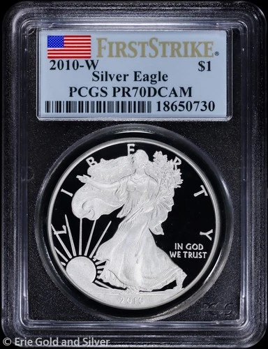 2010-W $1 Proof American Silver Eagle PCGS PR 70 DCAM | First Strike