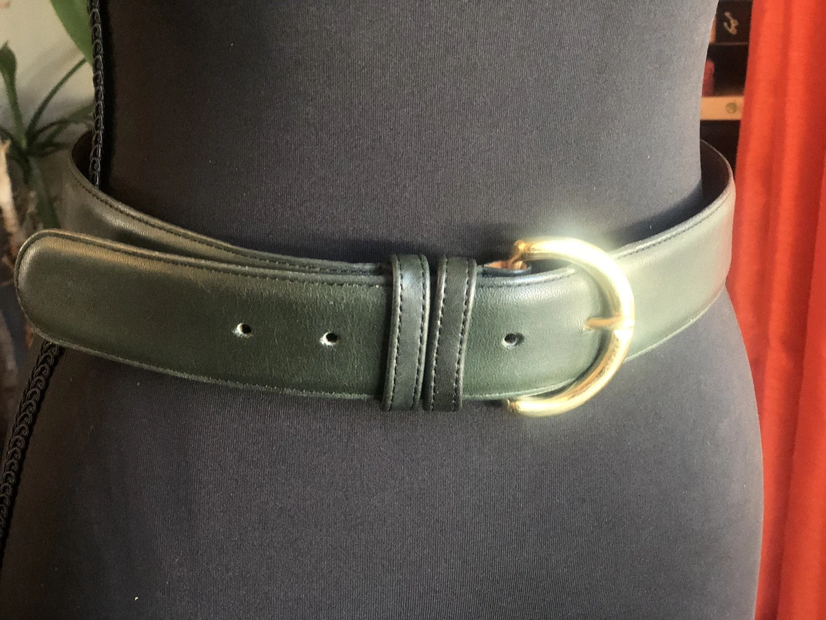Coach Leather Green Belts for Women for sale | eBay