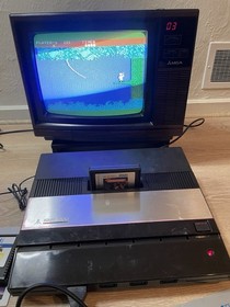 Atari 5200 4 Port Console, Rebuilt Controller, Power Mod, 9 Games. Fully Tested