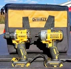 20V Brushless Hammer Drill Impact Driver Combo Kit 2-Tool Set w/ Bag Bare Tools