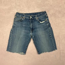 Levi's Shorts Denim Cut Off Jort Shorts Men's 34