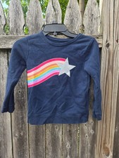 Garanimals girl's 5t navy rainbow sweatshirt