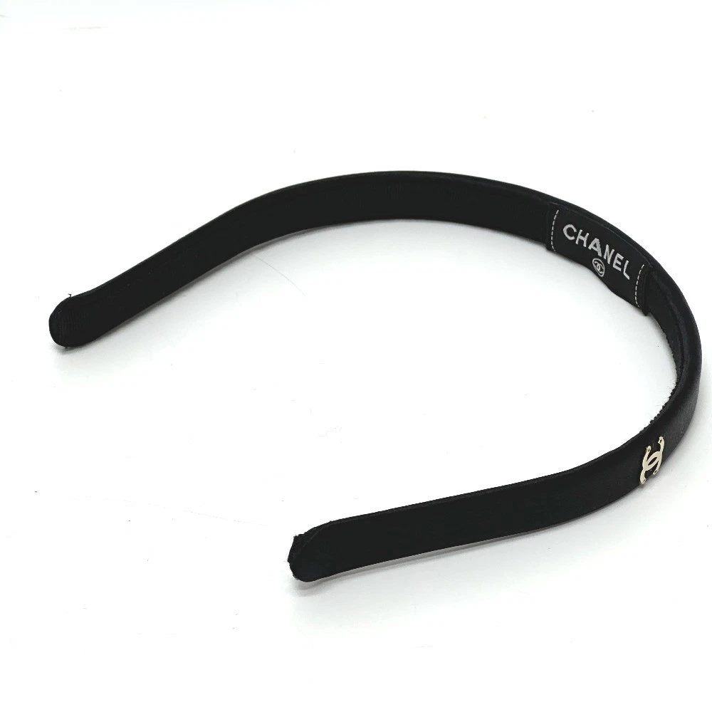 AUTHENTICITY GUARANTEED CHANEL Ribbon CC CC Mark hair band headband CHANEL Ribbon 18C CC Logo CC Mark Head Accessories Headband  main image 4