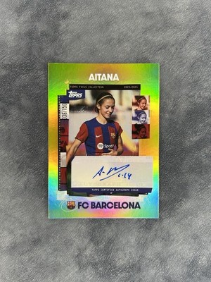 2024 Topps Focus AITANA BONMATI Auto Autograph /150 Barcelona Spain
