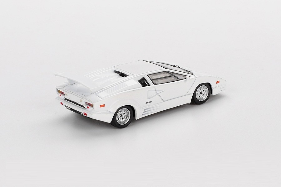 Mini GT 1:64 Lamborghini Countach 25th Anniversary In White Model