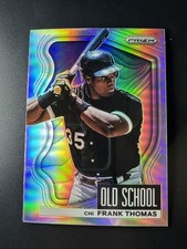Frank Thomas 2022 Panini Prizm Old School Silver Prizm OS-3 White Socks 🔥MINT🔥