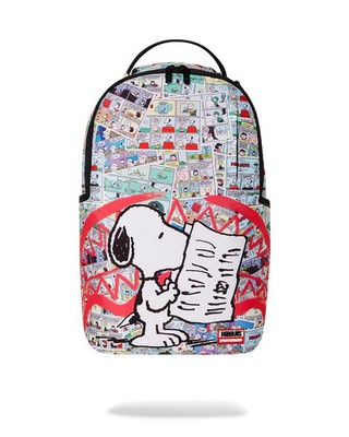 SPRAYGROUND Snoopy Focused DLXR Backpack 🔥Bookbag School Bag W