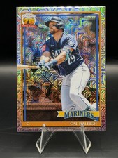 2026 Topps Series 1 - Cal Raleigh #91C-80 Silver Pack Mojo Refractor Mariners