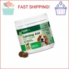 Petnc Calming Aid Soft Chews for Dogs 120 Count , For Dogs of All Sizes, Helps