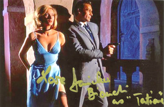 AUTOGRAPHE "DANIELA.BIANCHI". (JAMES BOND). "BONS BAISERS DE RUSSIE". TRES RARE.