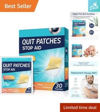Step 1 Nicotine Patch Kit - 30 Count, 21 mg for Gradual Smoking Cessation Aid