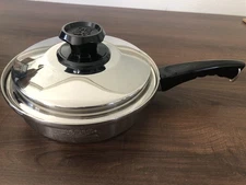 Lustre Craft 5 Ply Multicore T304 8” Frying Pan Soup Pan