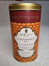 Fortnum & Mason Orange Coffee Tin / Caddy in Excellent Condition. 