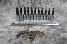 Proto J4770-11 11 Pc 1/4 In Drive Size Alloy Steel SAE Socket Bit Set