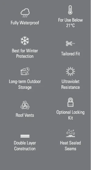 Cubierta exterior de invierno para coche monzón para Aston Martin DB6 cupé 1958-1970 142F6 - Imagen 2 de 4