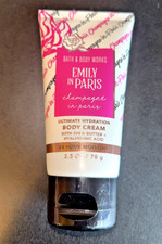 NEW Bath  Body Works Emily in Paris CHAMPAGNE IN PARIS Body Cream TRAVEL SIZE