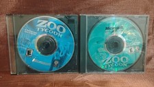 Lot Of W Zoo Tycoon PC Game 2003 / Marine Mania  Regular 2001 Microsoft