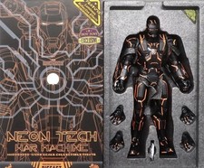 Hot Toys MMS553 D35 Iron Man 2 War Machine Neon Tech Orange MMS553-D35 New Rare