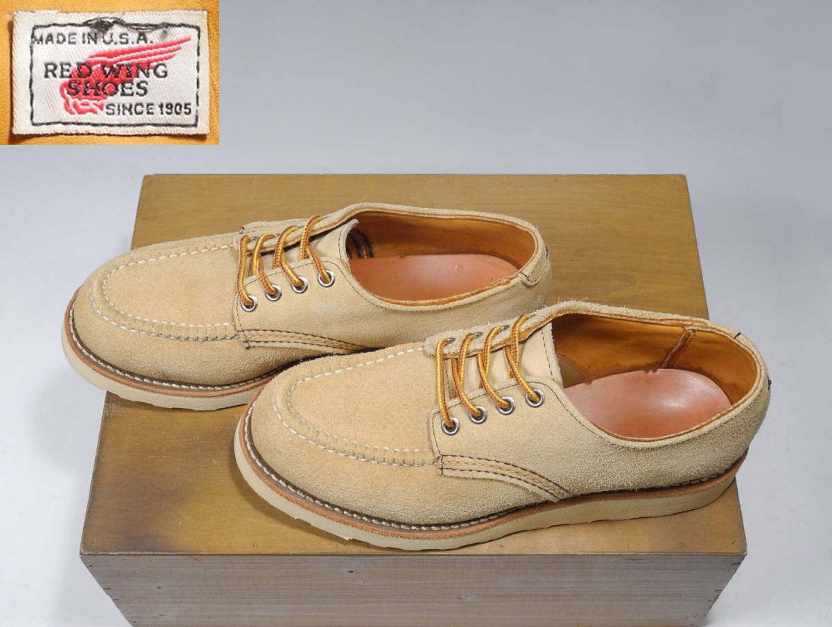 Red Wing 8105 Suede Oxford 6.5D Setter Embroidered Feather Red Wing 8105 Suede Oxford 6.5D Setter Embroidered Feather