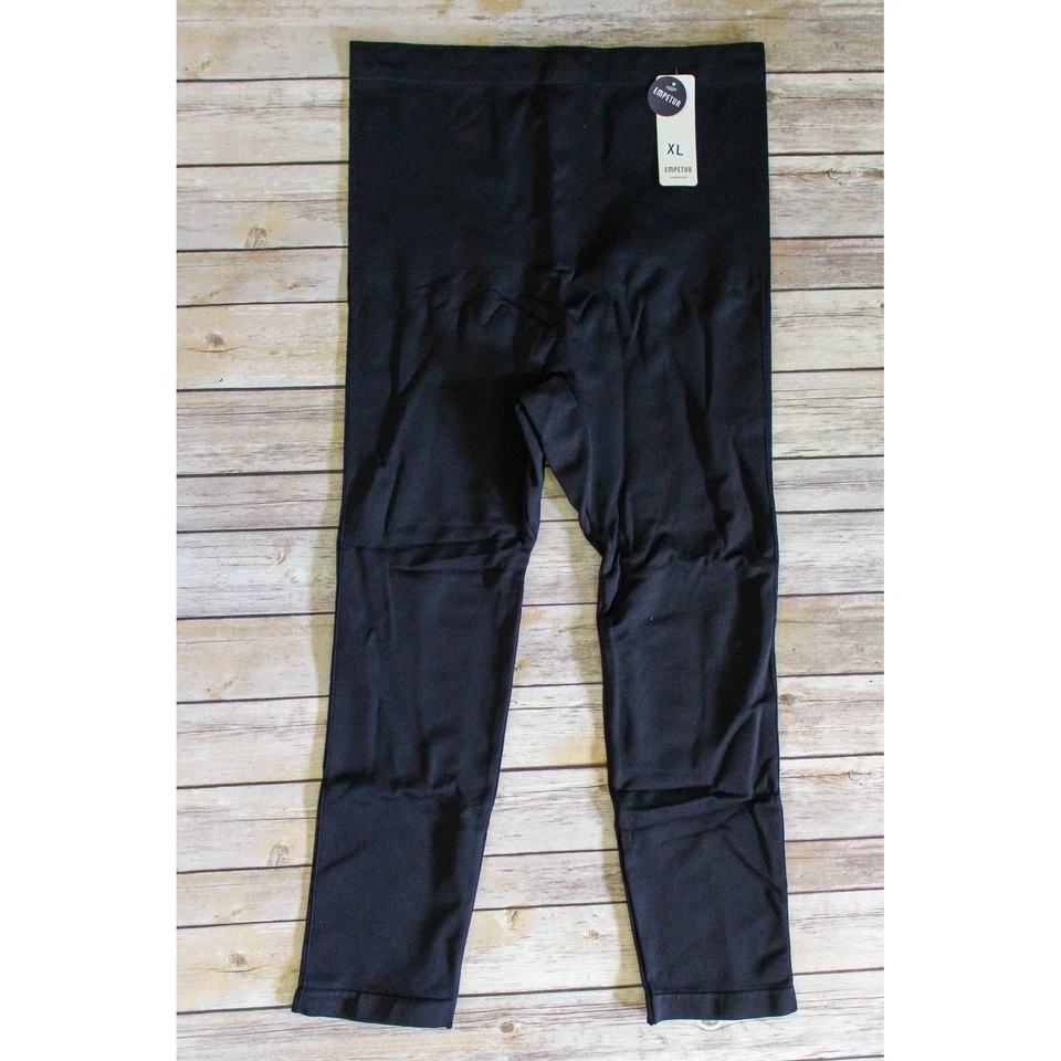 Empetua Shapermint Capri Leggings XL Black Daily Flaunt Mid Waist Shaping 42024 - Image 2 of 3
