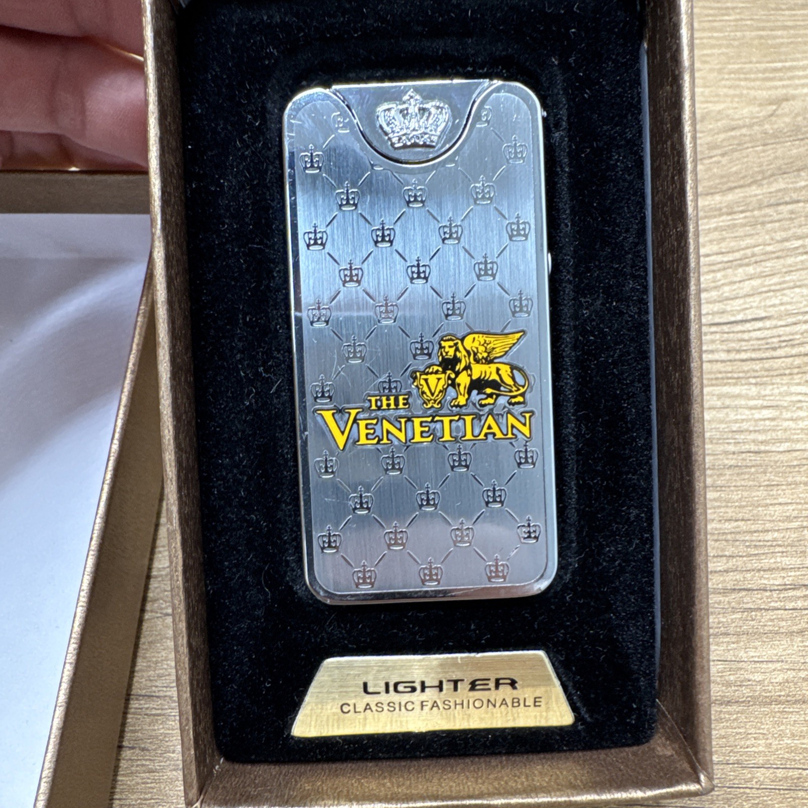 Silver Gold Logo New In Box