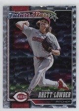 2026 Topps Series 1 Future Stars Silver Crackle Foil Rhett Lowder #60 b4d