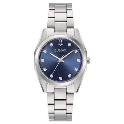 BULOVA DAMENUHR NUR ZEIT MIT DIAMANTEN Surveyor Damen 96P229
