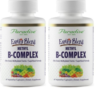 Paradise Herbs, Earth's Blend B-Complex, Methylated, Enzymatically Active Forms