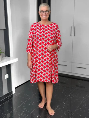 MILANO ITALY - Kleid Poppy / rot-pink - Bild 1 von 4