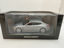 2011 Porsche Panamera S Hybrid Silver Minichamps Die-cast NIB Ltd Edt 1/1,008