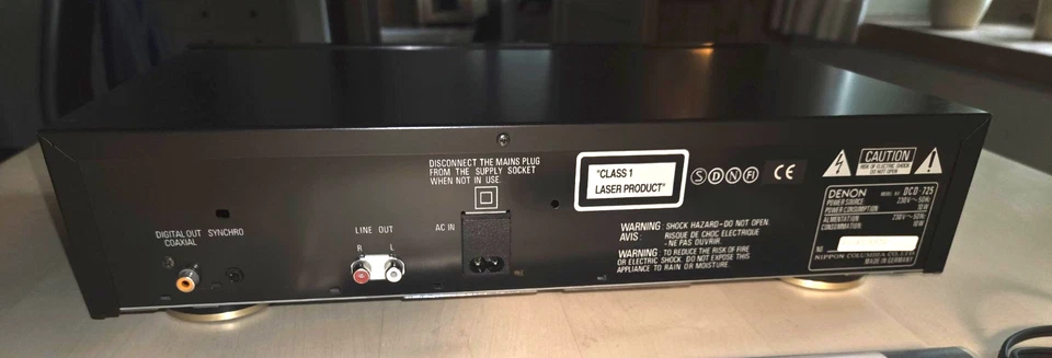 DENON Stereo-CD-Spieler DCD-725, mit Fernbedienung - funktioniert. - Bild 4 von 4