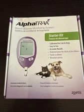 AlphaTrak 2 Blood Glucose Starter Kit for Diabetes Pet Monitor