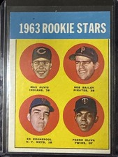 1963 Topps - Rookie Stars Tony Oliva, Ed Kranepool, Bob Bailey #228 (RC)
