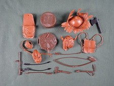 VINTAGE JOHNNY WEST INDIAN ACTION FIGURE ACCESSORIES  LOT 3  MARX