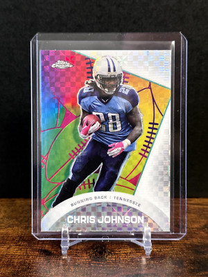2023 Topps Composite #CAE-15 CHROME ALL ETCH X-FRACTOR - Chris Johnson - Titans