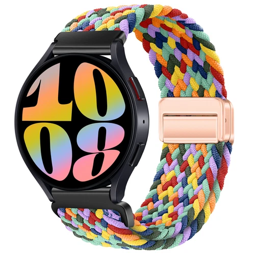 Correa de reloj de pulsera magnética de nailon trenzado de 18 mm 20 mm 22 mm correa de liberación rápida - Imagen 44 de 169