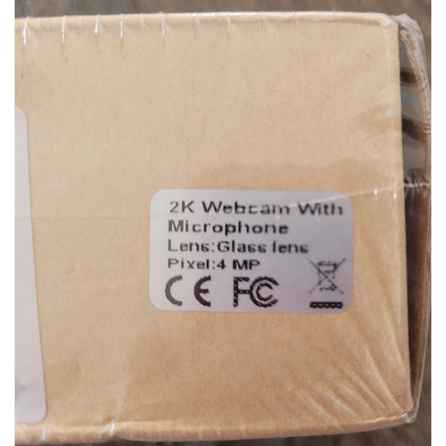Webcam 2k avec microphone et support d'éclairage USB #7 - Photo 3/3