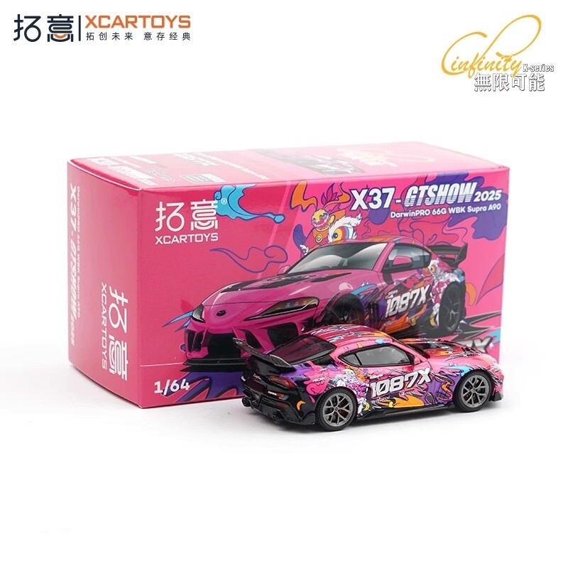 XCARTOYS x ポップレース 1/64 1087X パンデム S13 Xcartoys x Pop Race 1:64 EVA RT CUSTOM TYPE-08 087X PANDEM