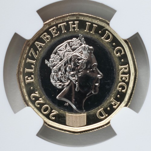 2022 £1 Nations Crown One Pound NGC MS68 Great Britain Uncirculated - Picture 3 of 3