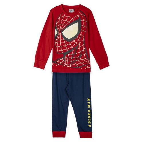 Pyjama Manches Longues Single Jersey Spider-Man ROUGE - 4 Ans | GARÇON CERDà